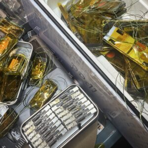 groupinbg of taptic mods being assembled.